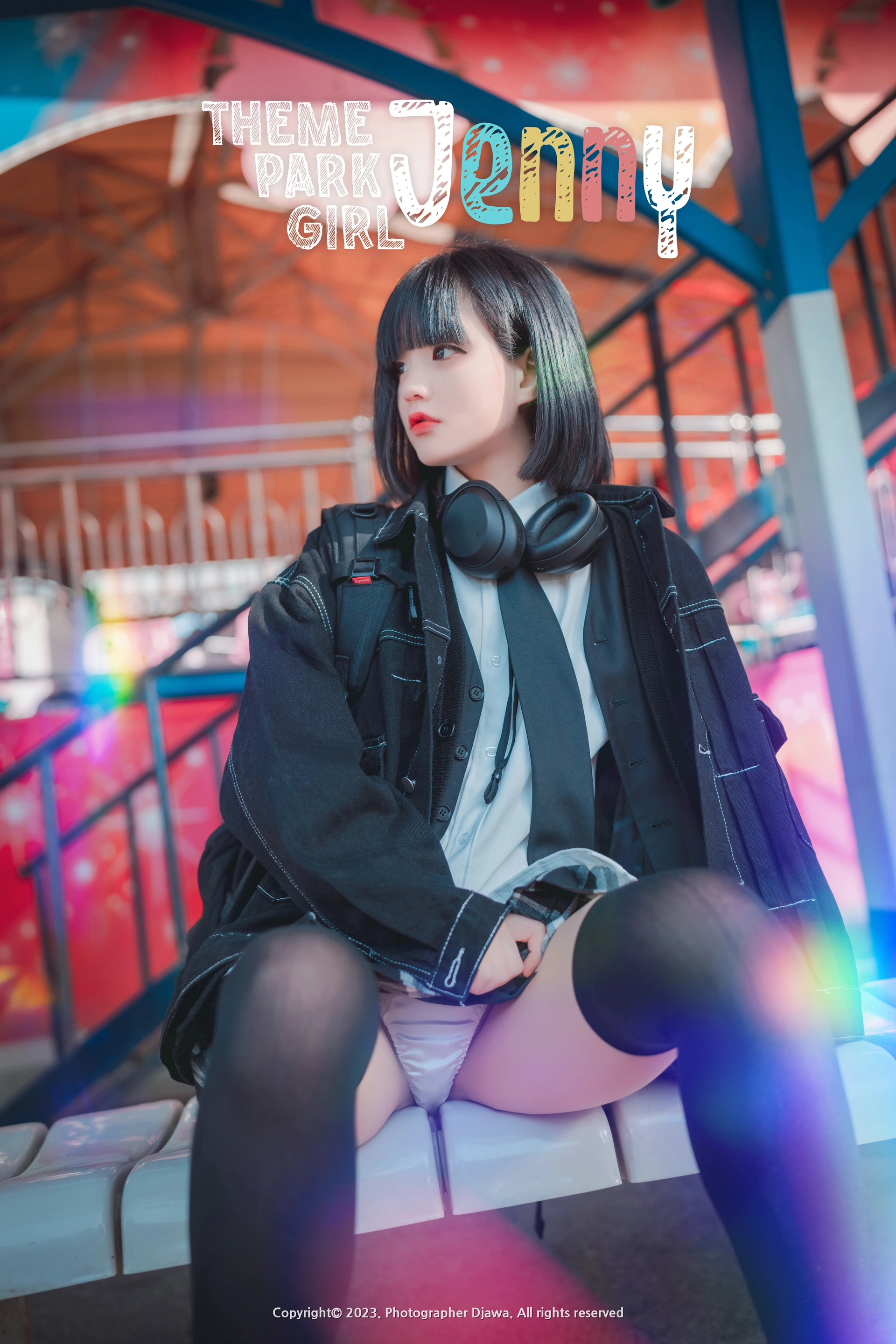 303.DJAWA Photo - Jenny（정제니）Theme Park Girl 1