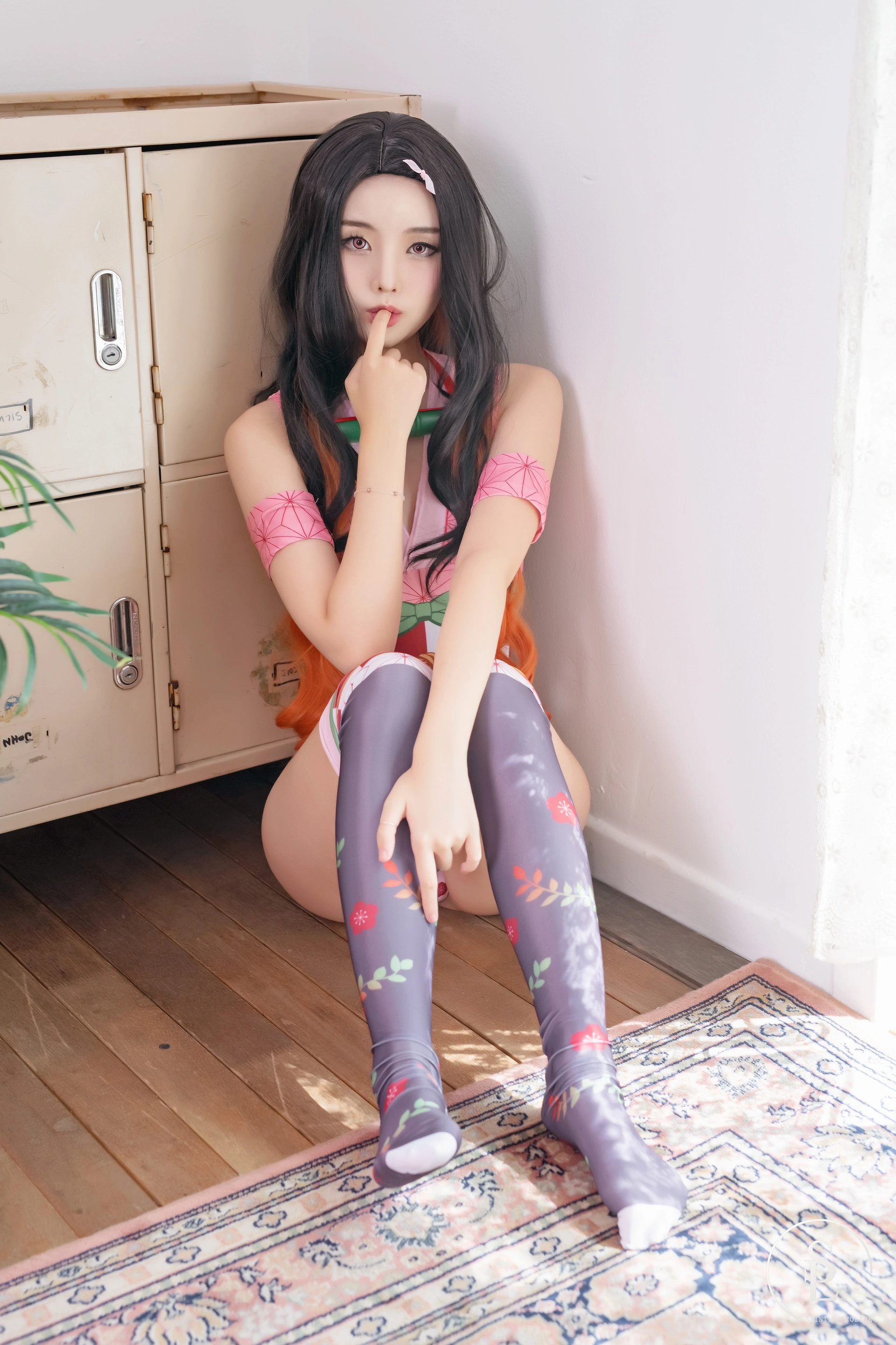 110.SAINT Photolife - Yuna (유나) - Nezuko x Shinobu 1