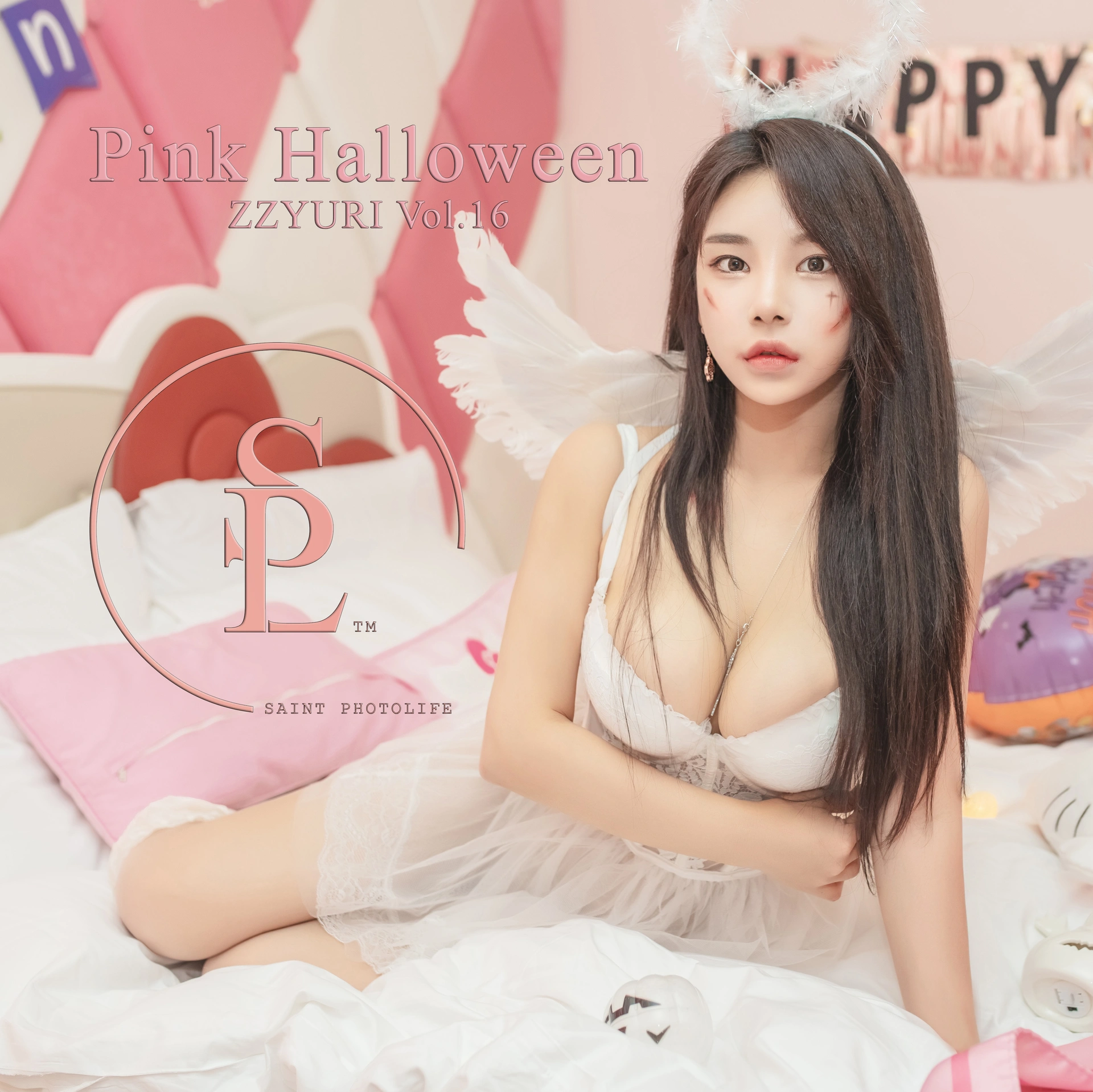 120.SAINT Photolife – Zzyuri (쮸리) Vol.16 Pink Halloween 0
